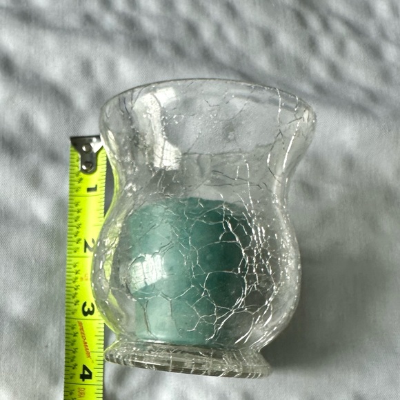 votive candle holders with votive candle in each. Comes from smoke free home - Picture 3 of 3